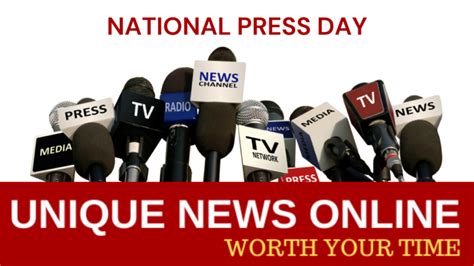 National Press Day 2021 History Significance And Quotes