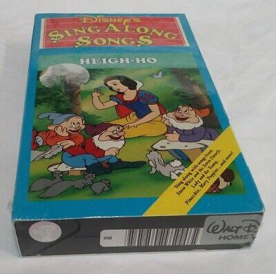 Disneys Sing Along Songs Heigh Ho VHS Snow White Mary Poppins