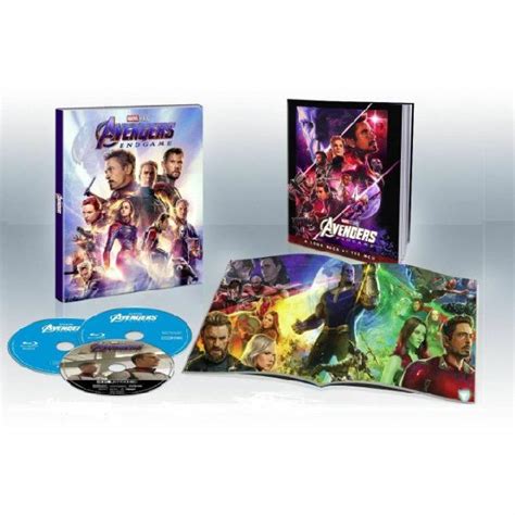Vingadores Ultimato Blu Ray K Target Edition Livreto Em Cabo Frio