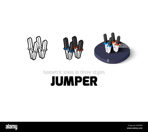 Jumper Icon In Different Style Stock Vector Image And Art Alamy