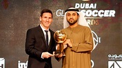 Messi is Crowned Best Player of the Year at the Globe Soccer Awards