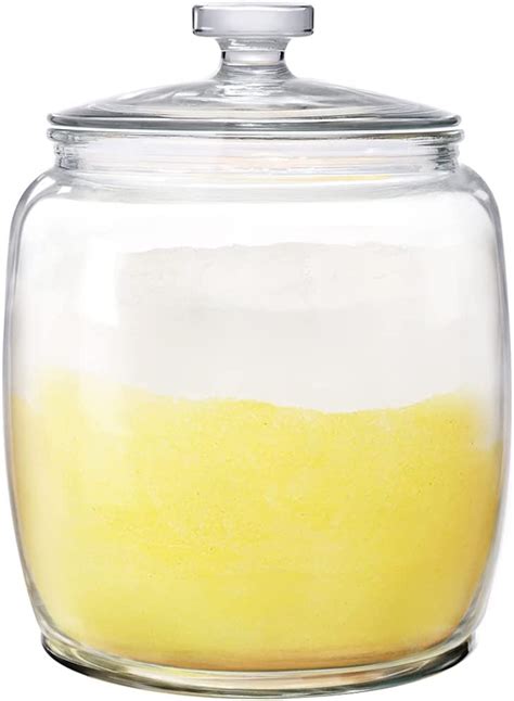 Daitouge 2 5 Gallon Glass Jars With Lids Heavy Duty Glass Storage