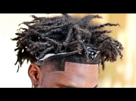 It is quite a unique haircut with less effort to cut and care. Freeform Twist/Dreads Taper Haircut Tutorial! (J Cole Hair ...