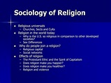 PPT - Sociology of Religion PowerPoint Presentation, free download - ID ...