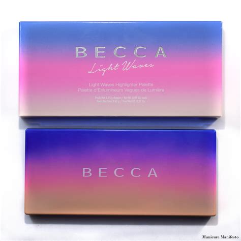 Manicure Manifesto Becca Light Waves Highlighter Palette Swatches And First Impressions