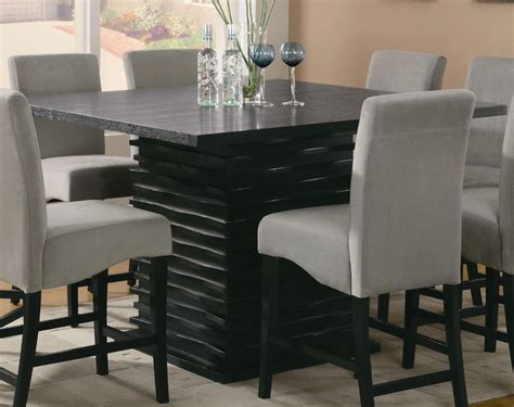 Coaster Stanton Square Counter Height Dining Set Stantoncounterset At