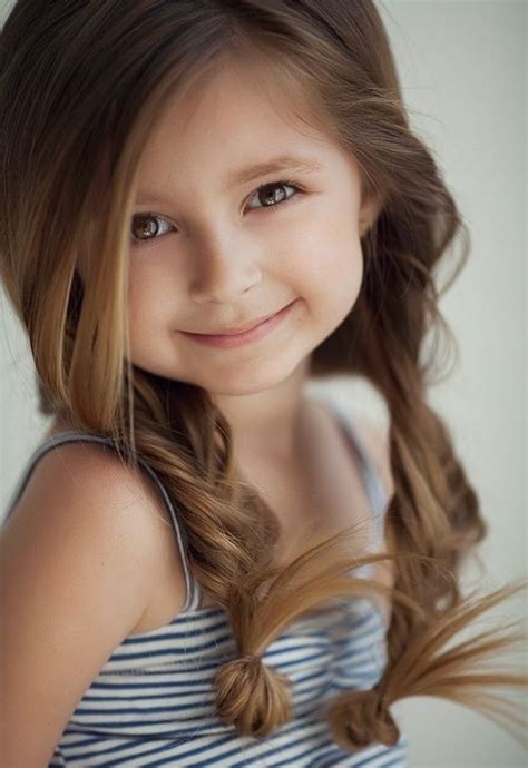 An easy girl hairstyle option for an important event or an evening hairstyle. 30 Cute And Easy Little Girl Hairstyles Ideas For Your Girl!