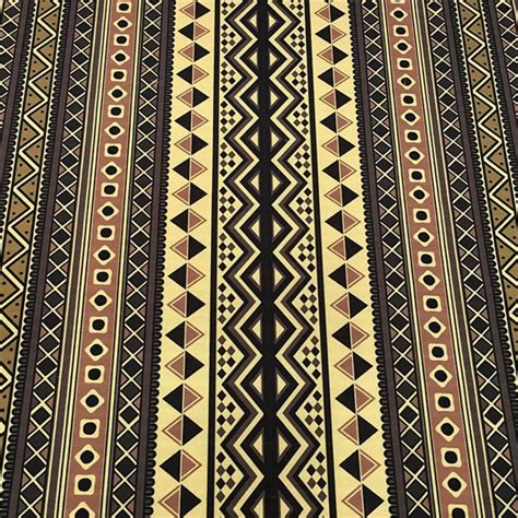 Tribal African Mudcloth Print Fabric By The Yard Boho Etsy
