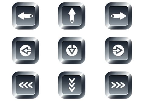 Free Web Buttons Set 15 Vector Download Free Vector Art Stock
