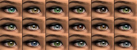 Mod The Sims Alluring Eyes 18 Colors