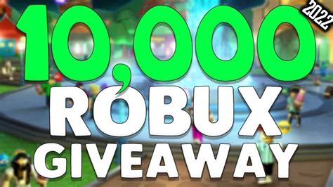 10 000 ROBUX GIVEAWAY ON ROBLOX NEW Good Luck To Everyone This