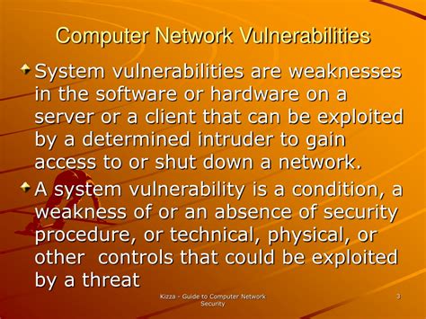 PPT Chapter 4 Computer Network Vulnerabilities PowerPoint