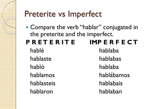 Explain The Difference Between The Preterite And The Imperfect Hot