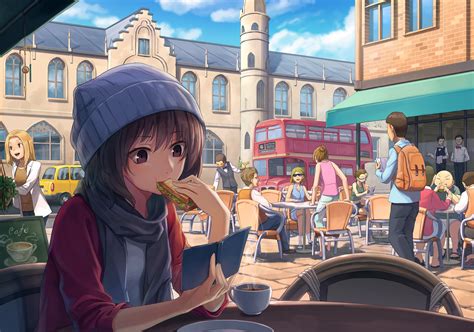 Images Of Coffee Shop Aesthetic Anime Cafe Background
