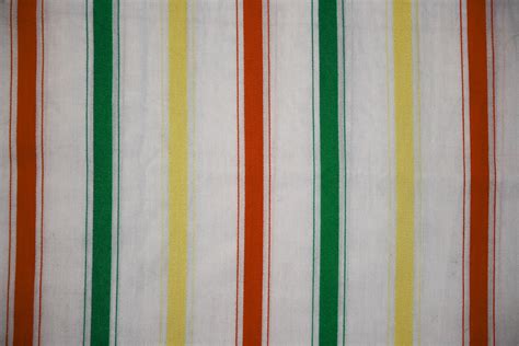 Striped Fabric Texture Orange Green And Yellow On White Picture Free