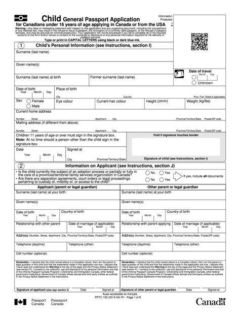 Canadian Forms Papers In Passport Fill Out And Sign Printable Pdf