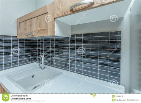 Sink kitchen faucet home interior design counter house modern. Faucet in kitchen stock photo. Image of apartment, design ...