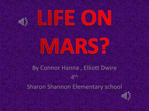 Ppt Life On Mars Powerpoint Presentation Free Download Id5014156
