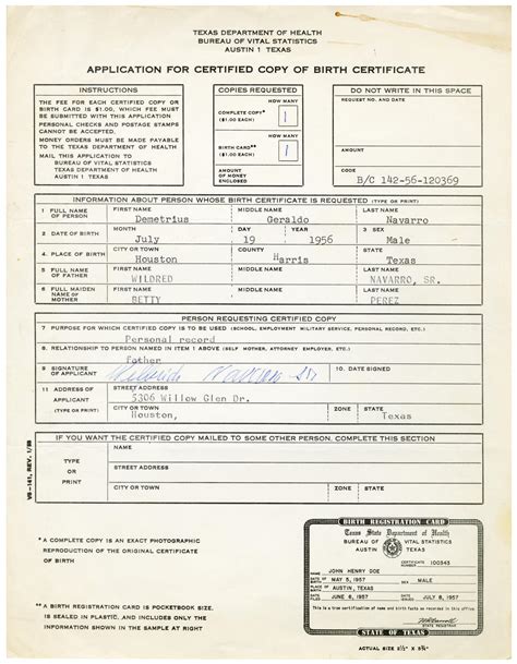 Birth Certificate Request From Louisiana Iqs Executive