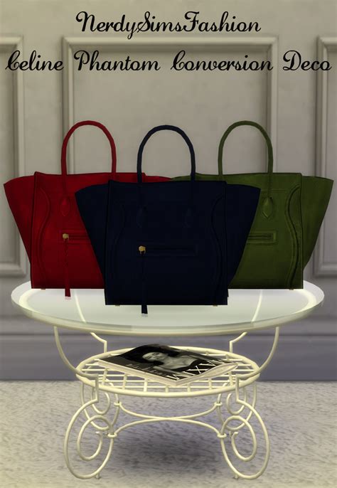 My Sims 4 Blog Ts3 Celine Phantom Accessory And Decorative Bag