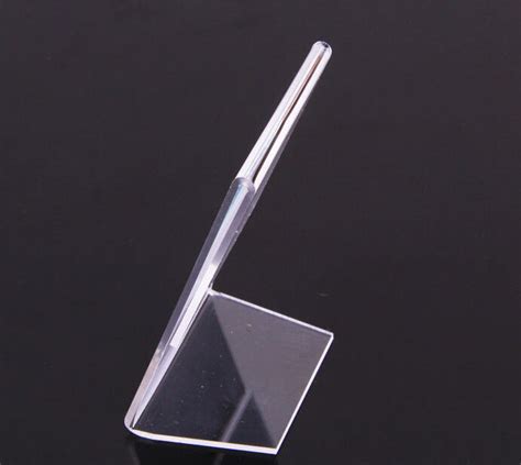 L Shape Clear Plastic Sign Holder Acrylic Table Top Sign Holder