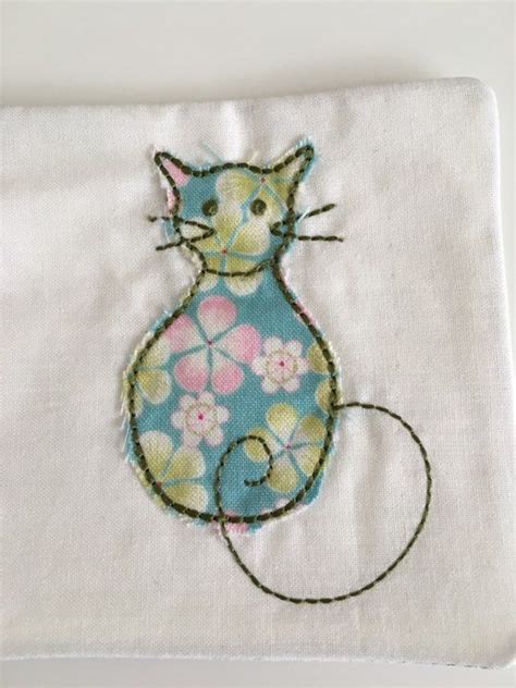 Free Machine Embroidery Pattern 5 X Ith Cat Pin Cushions Pixie