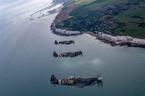 Battle Of Britain Memorial Flight Undertaken By Stone Spitfire Group