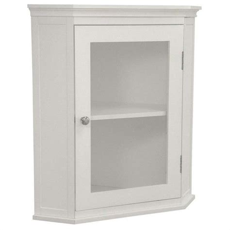 Corner Wall Bathroom Cabinet White Semis Online