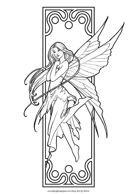 Fairy Coloring Pages For Adults Coloring Home