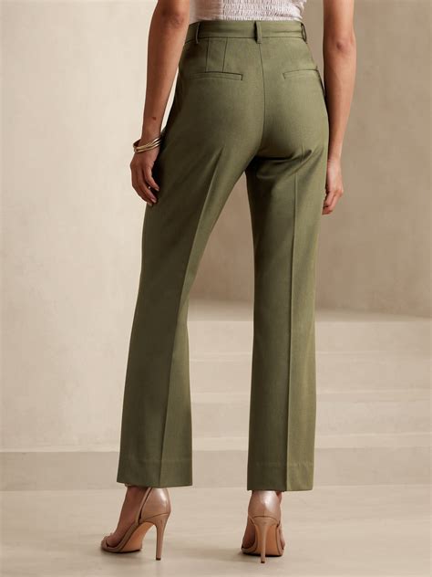 Sculpted Cropped Bootcut Pant Banana Republic Factory