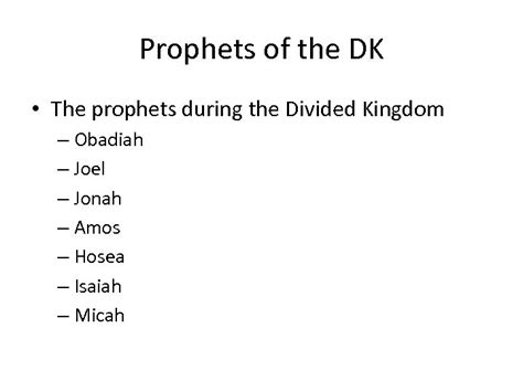 The Divided Kingdom Ii The Prophecy Of Hosea