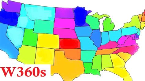 Top 10 Largest States In The United States Youtube
