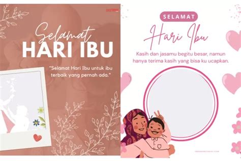 Kumpulan Link Twibbon Peringatan Hari Ibu Lengkap Cara Pasangnya