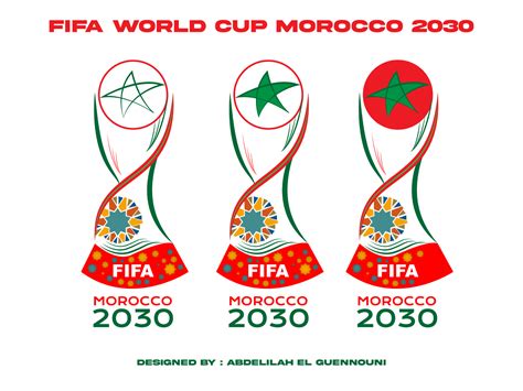 Fifa World Cup Morocco 2030 Logo Design By Abdelilah El Guennouni On Dribbble