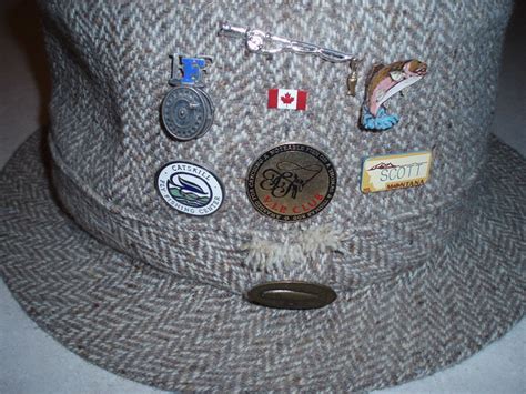 A hatpin is a decorative and functional pin for holding a hat to the head, usually by the hair. Fly Fishing hat pins - The Classic Fly Rod Forum