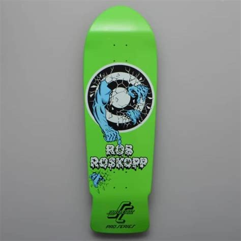 Santa Cruz Skateboards Rob Roskopp Target 2 Reissue Fluorescent Green