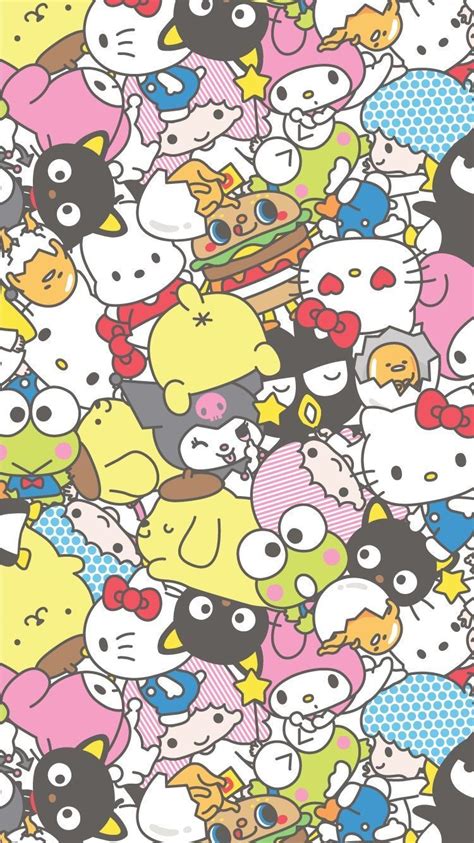 Hello kitty, cartoon, pink, cat, flower, hello kitty graphic. Hello Kitty Aesthetic Wallpapers - Wallpaper Cave