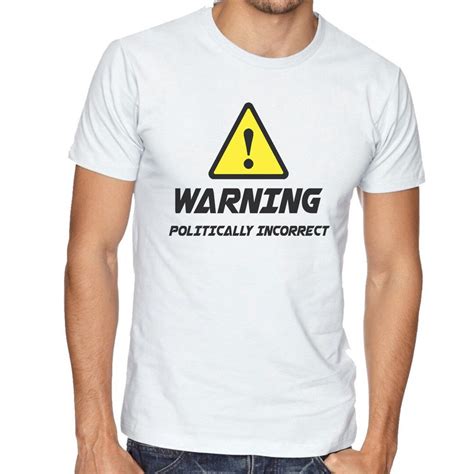 Warning Politically Incorrect Funny Offensive T Shirt Etsy Uk