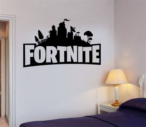 Fortnite Wall Decals For Boys Wall Stickers Ireland Room Decor