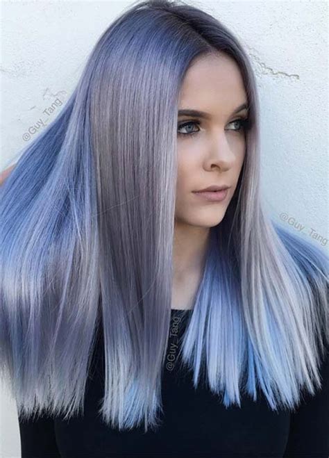 50 Magically Blue Denim Hair Colors You Will Love Fashion Daily