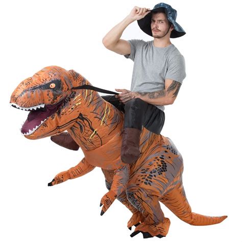 New Style T Rex Dinosaur Inflatable Costume For Carnival Day Adult