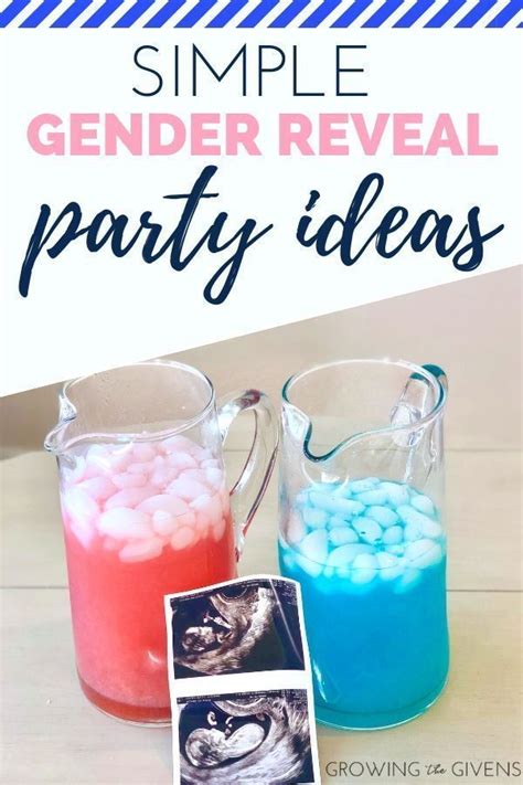 How To Plan A Gender Reveal Party In Under 2 Hours Growing The Givens