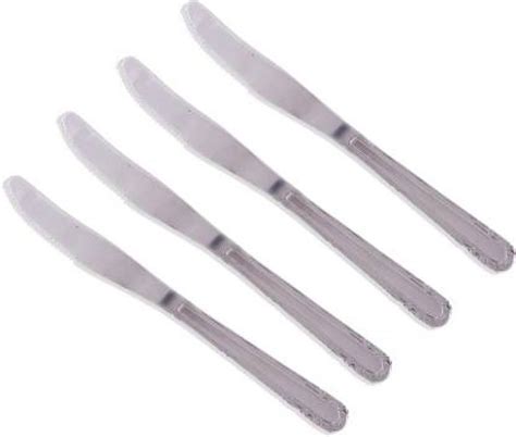 Classic Essentials Butter Knife Stainless Steel Knife Set Pack Of 4
