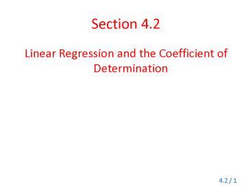 PPT Linear Regression And The Coefficient Of Determination PowerPoint Presentation Free To