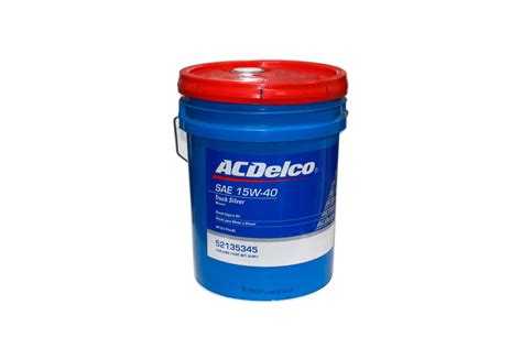 Aceite Acdelco 15w40 Ci4 Plus Balde 5 Glns Renusa