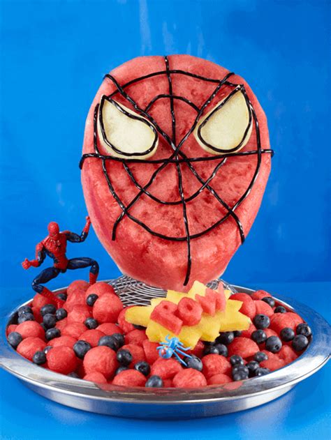 It's even complete with a red and blue birthday banner! 21 Spiderman Birthday Party Ideas - Spaceships and Laser Beams
