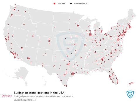 List Of All Burlington Store Locations In The Usa Scrapehero Data Store