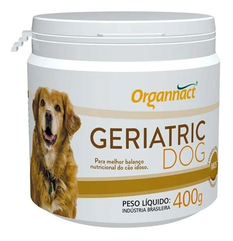 Geriatric Dog 400g Organnact Para Cães Mercado Livre