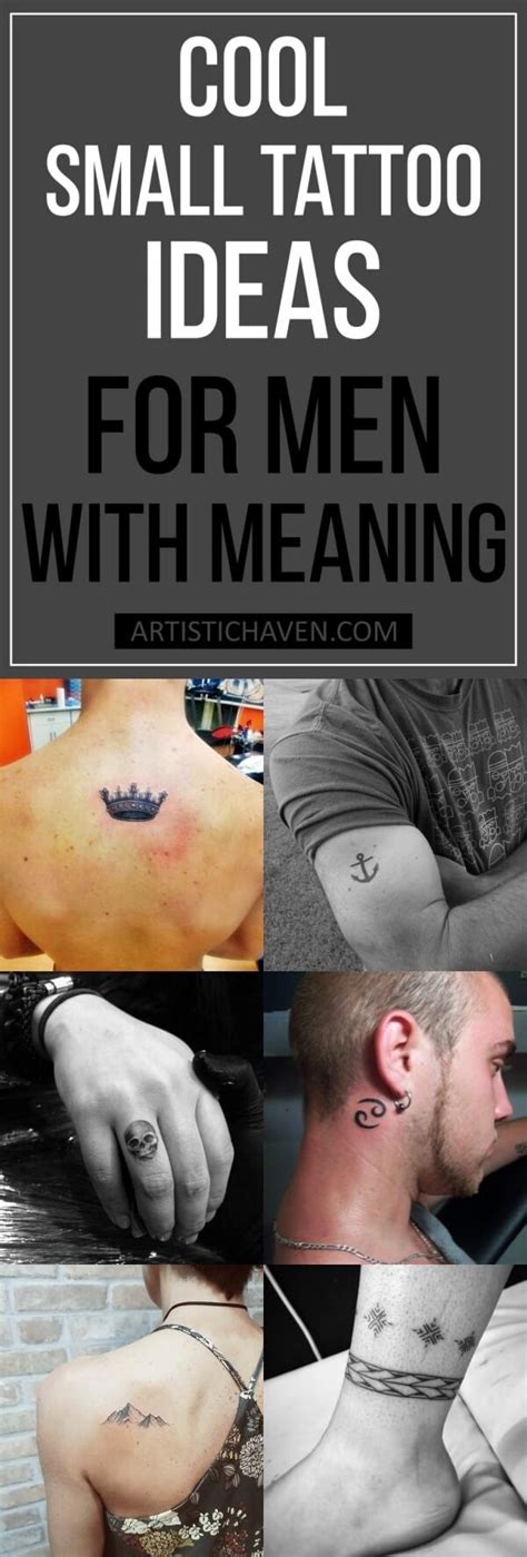 50 Cool Small Tattoo Ideas For Men With Meaning Artistic Haven