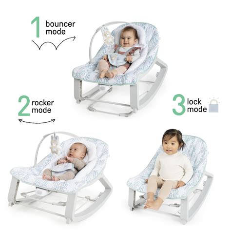 Ingenuity Keep Cozy 3 In 1 Grow With Me Vibrating Bouncer And Rocker